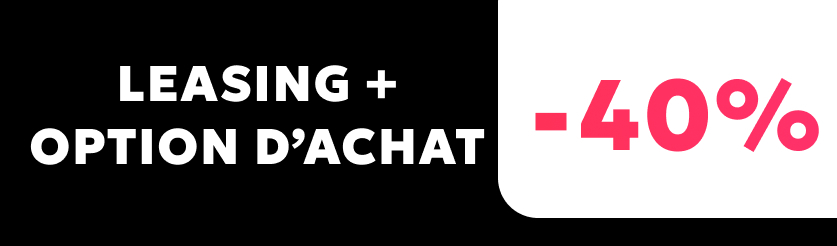 Offrre leasing option achat black white -40%