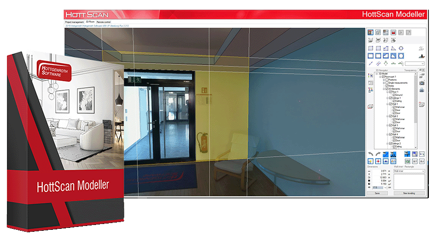 Interface et logiciel Hottscan Modeller